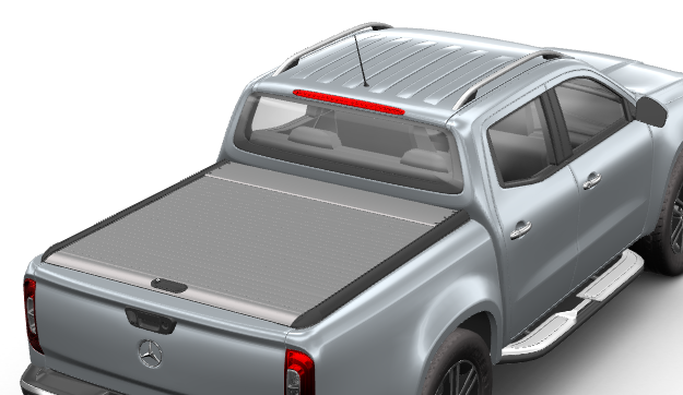 Couvre benne enroulable en aluminium pour Mercedes Class X