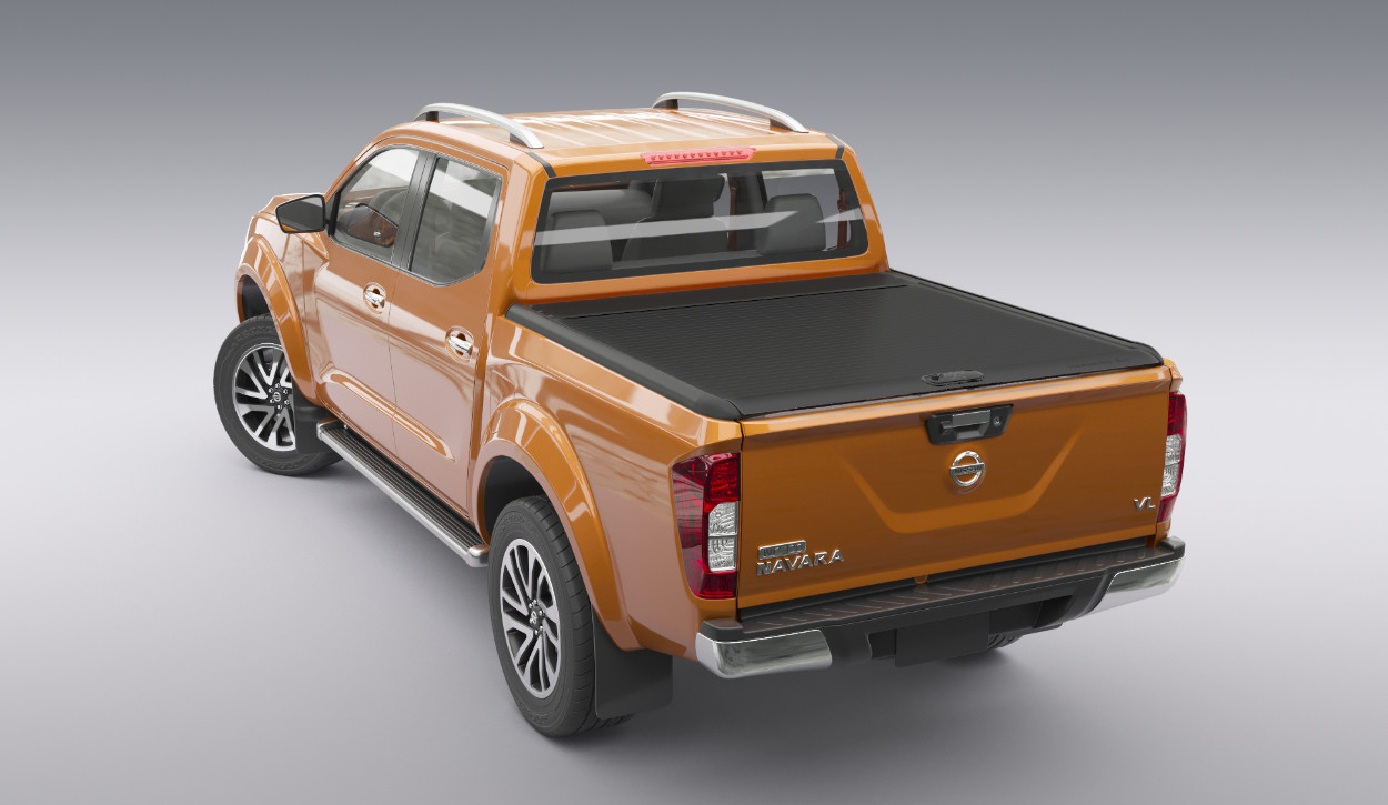 Couvre-benne enroulable en aluminium pour Nissan Navara NP300 