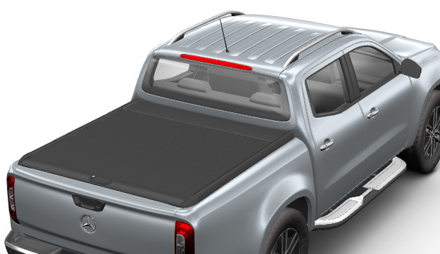 Couvre benne enroulable en aluminium pour Mercedes Class X
