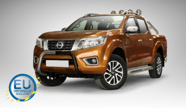 Para-vacche omologato per Nissan Navara NP300