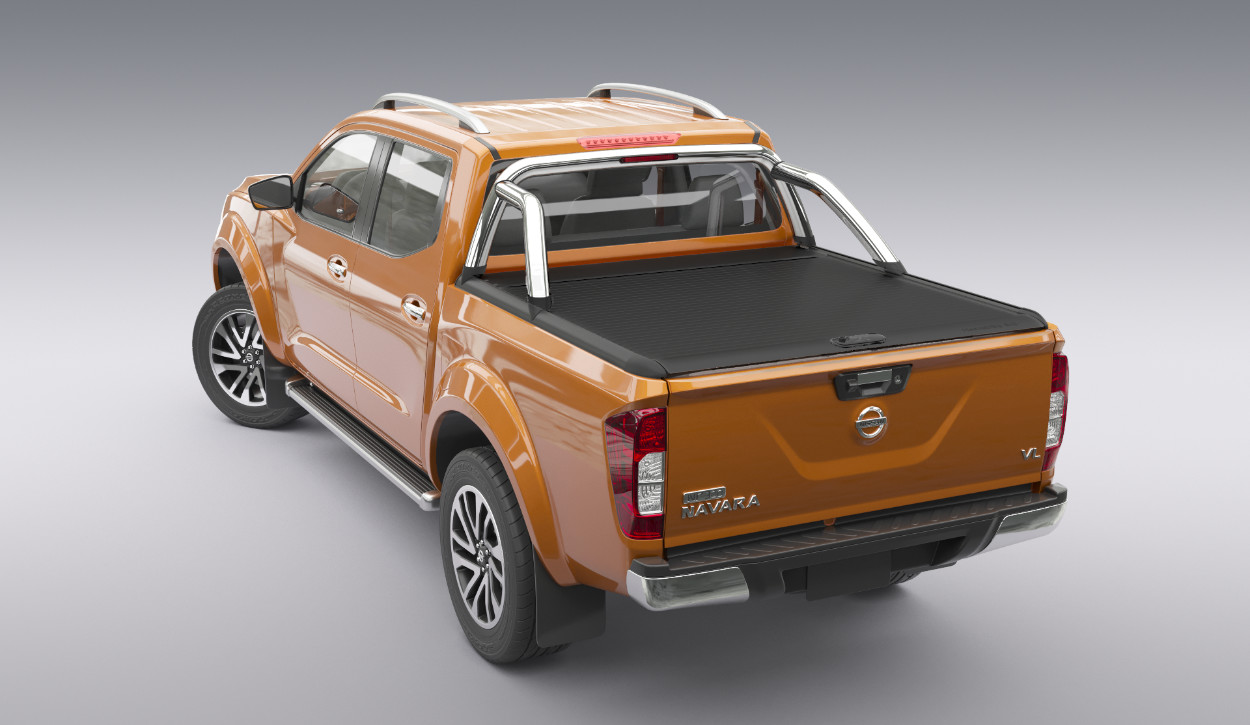 Couvre-benne enroulable en aluminium pour Nissan Navara NP300 