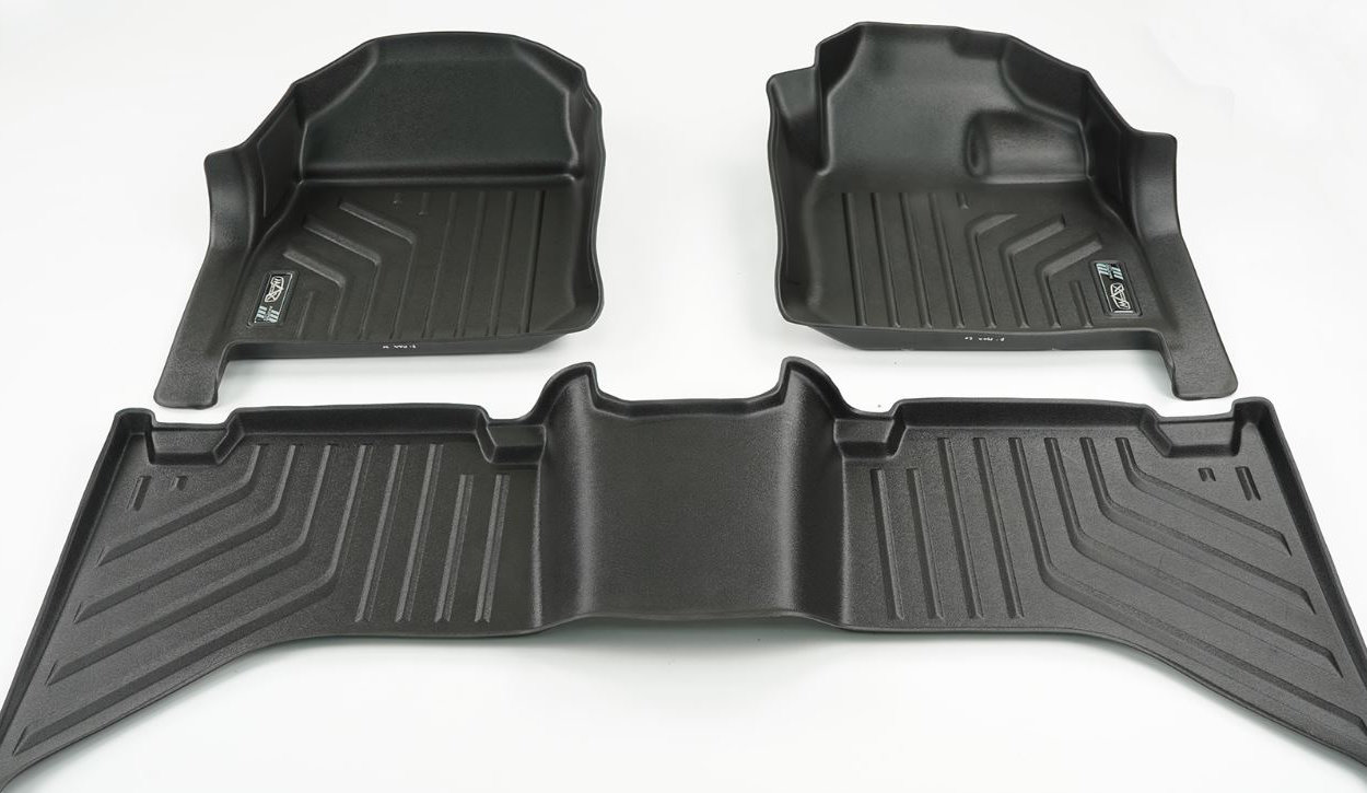 Maxtop_Bodenschutzmatte_Pickup_5 Fußmatten für Toyota Hilux Double Cab 2016 - heute