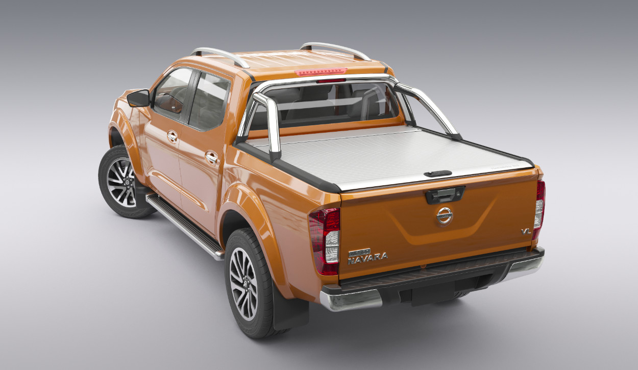 Couvre-benne enroulable en aluminium pour Nissan Navara NP300 