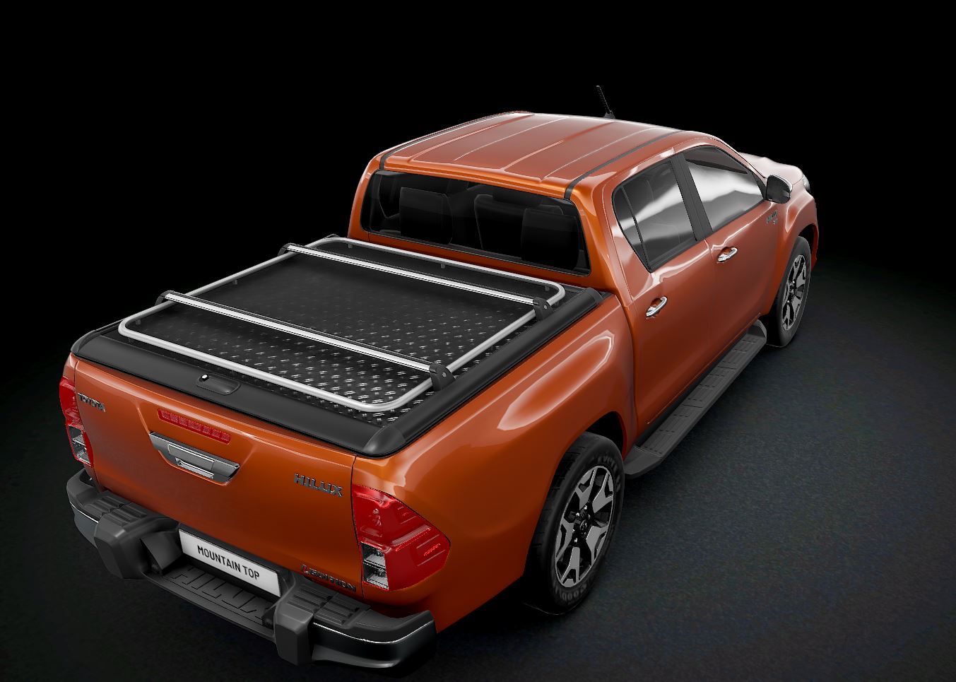 Mountain-Top_Aluminium-Abdeckungen_Fiat-Ford-IsuzuMercedes-Mitsubishi-Nissan-Renault-Ssangyong-Toyota-VW_3 Lastenträger «Mountain Top Cargo Carriers» für Mountain Top Alu-Klappabdeckungen