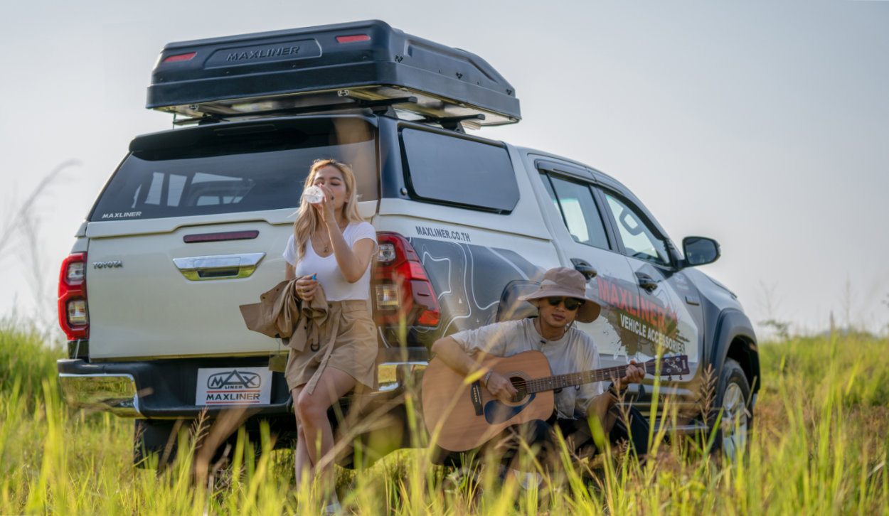 Hardtop Venture für VW Amarok 2023 (Alle Modelle) Lustig, Urlaub, Person, Autoreise, Auto
