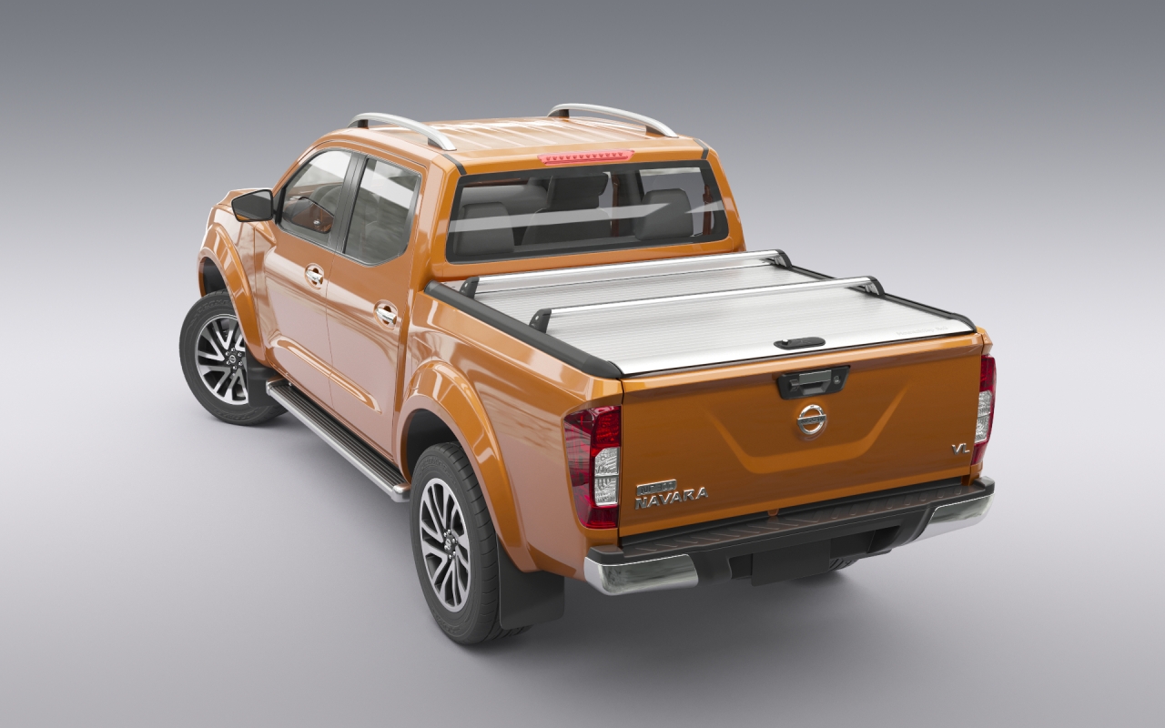 Couvre-benne enroulable en aluminium pour Nissan Navara NP300 